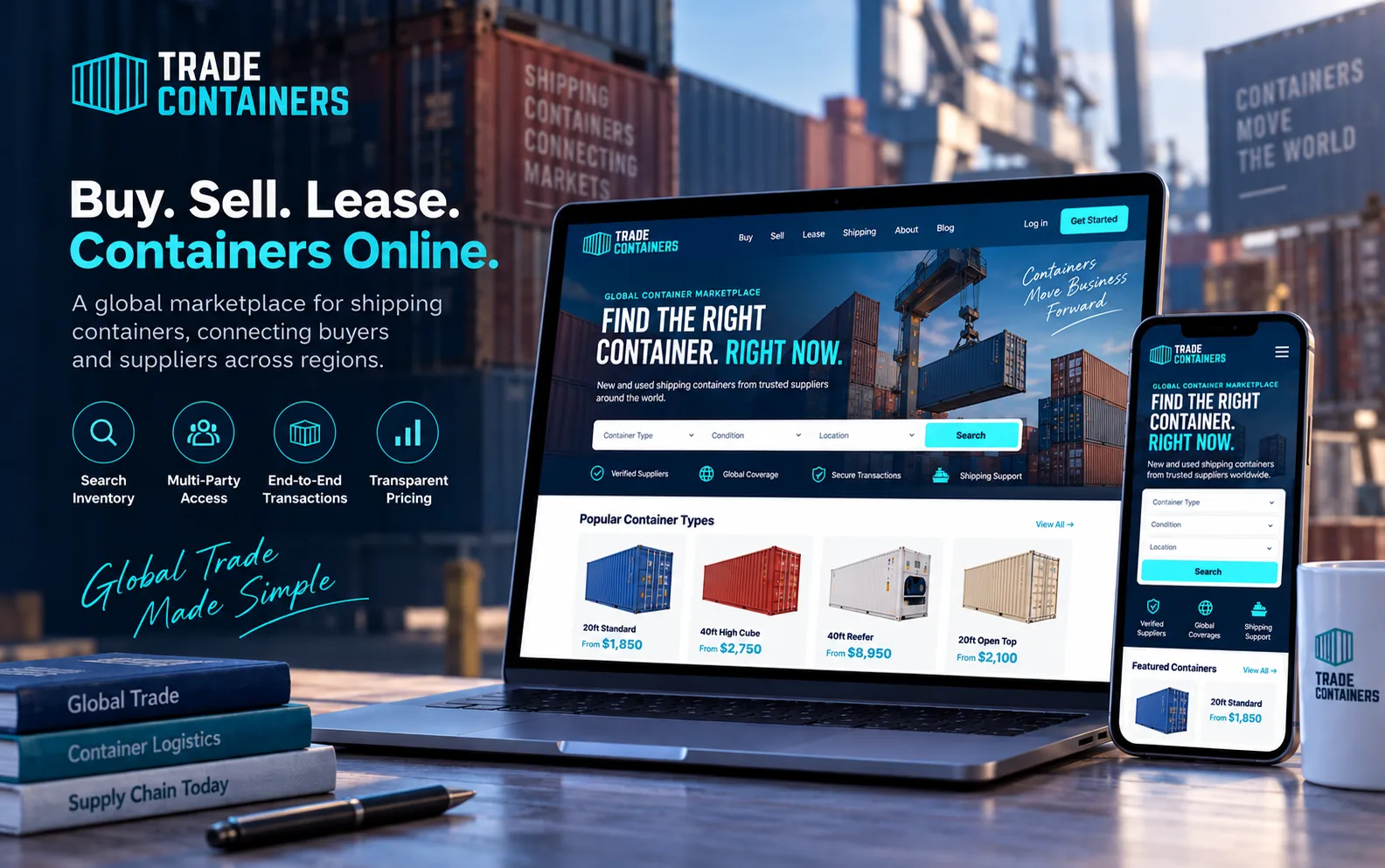 Trade Containers project preview
